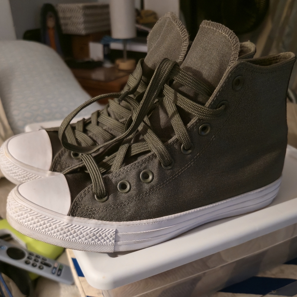 Converse Chuck Taylor Allstar CORDURA HI Olive HI Trainer - - Picture 5 of 9